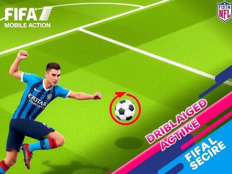 FIFA Mobile Dribbling in Action FIFA Mobile Dribbling Action